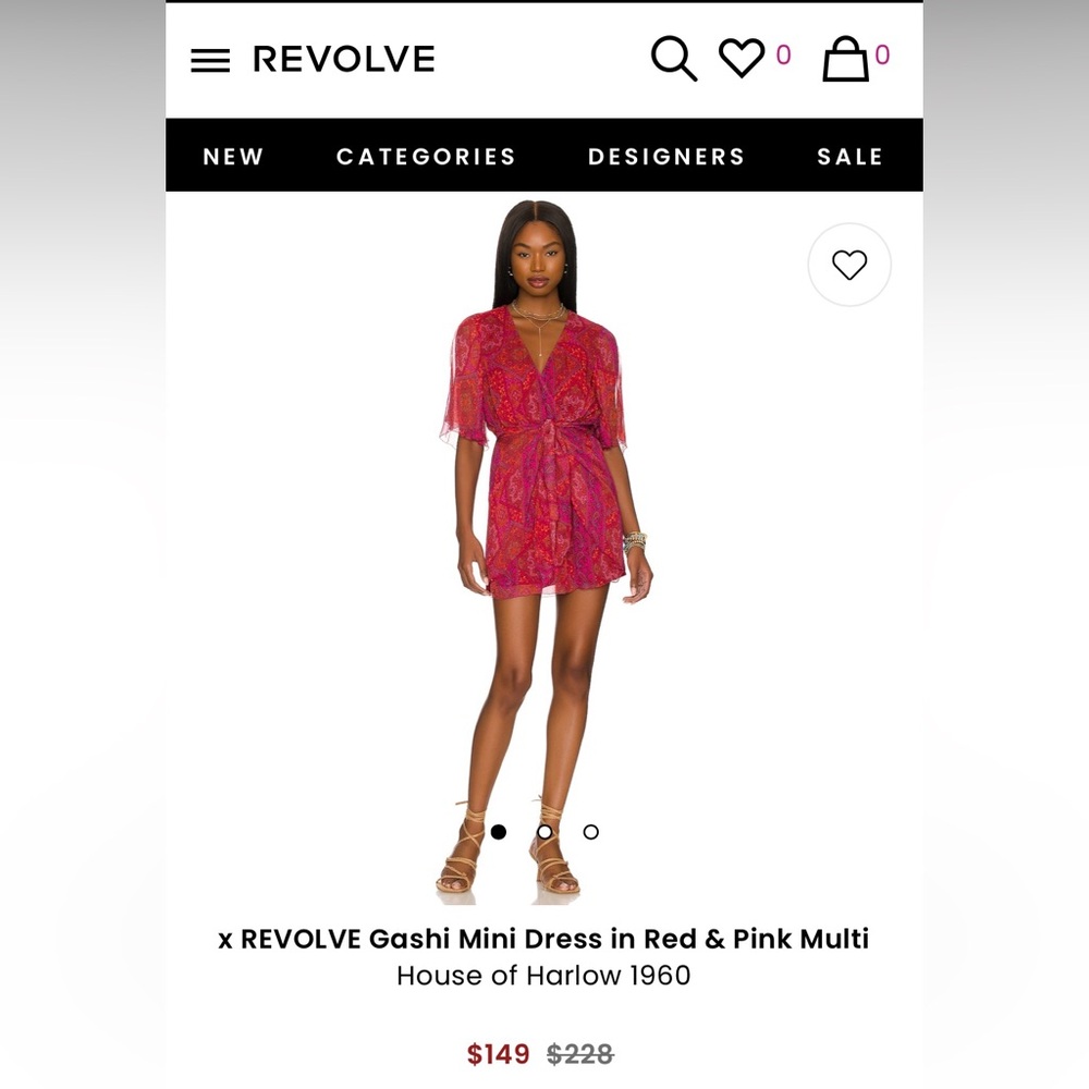 Revolve x House of Harlowe 1960 paisley print mini dress